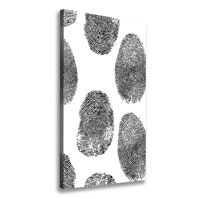 Picture canvas print Fingerprints