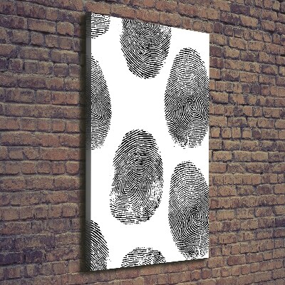 Picture canvas print Fingerprints