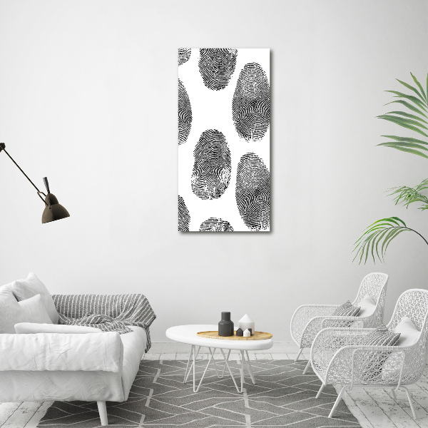 Picture canvas print Fingerprints