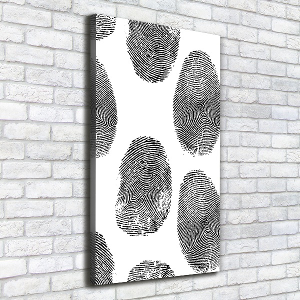 Picture canvas print Fingerprints