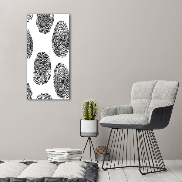 Picture canvas print Fingerprints