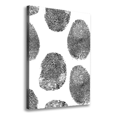 Picture canvas print Fingerprints