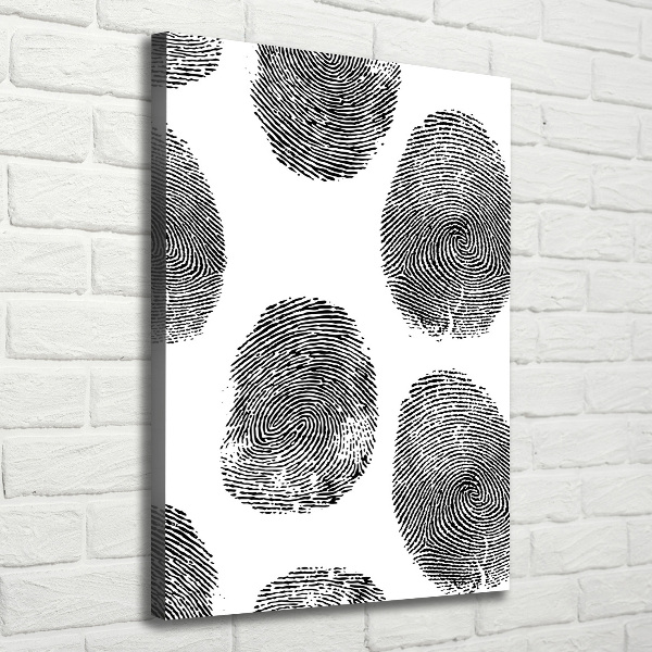 Picture canvas print Fingerprints