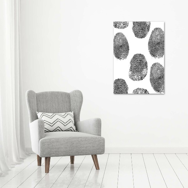 Picture canvas print Fingerprints