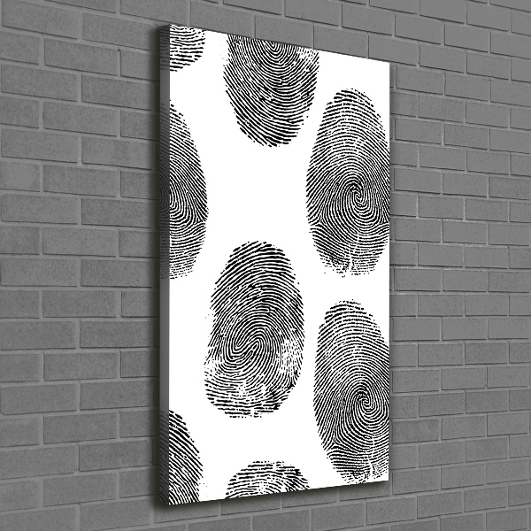 Picture canvas print Fingerprints