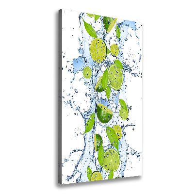 Canvas wall art Lime and water