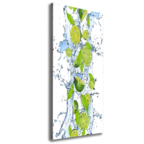 Canvas wall art Lime and water