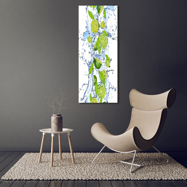 Canvas wall art Lime and water