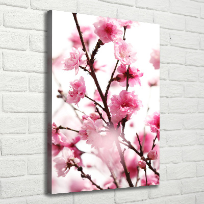 Canvas wall art Plum flowers