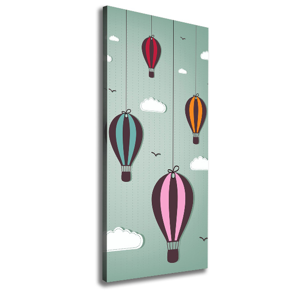 Canvas wall art Flying balloons