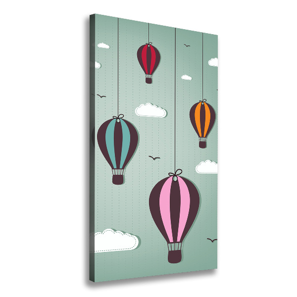 Canvas wall art Flying balloons