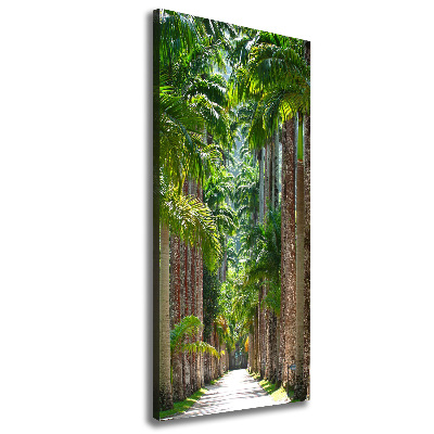 Picture canvas print Palm trees