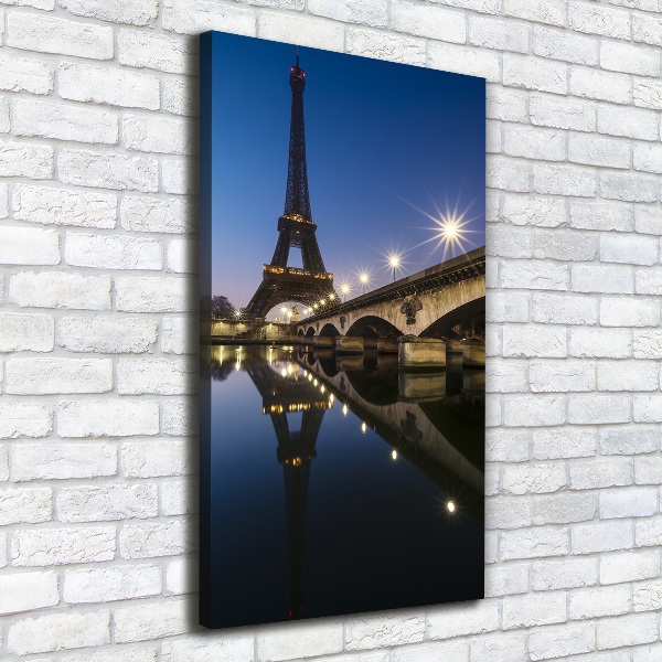 Canvas wall art Eiffel Paris tower