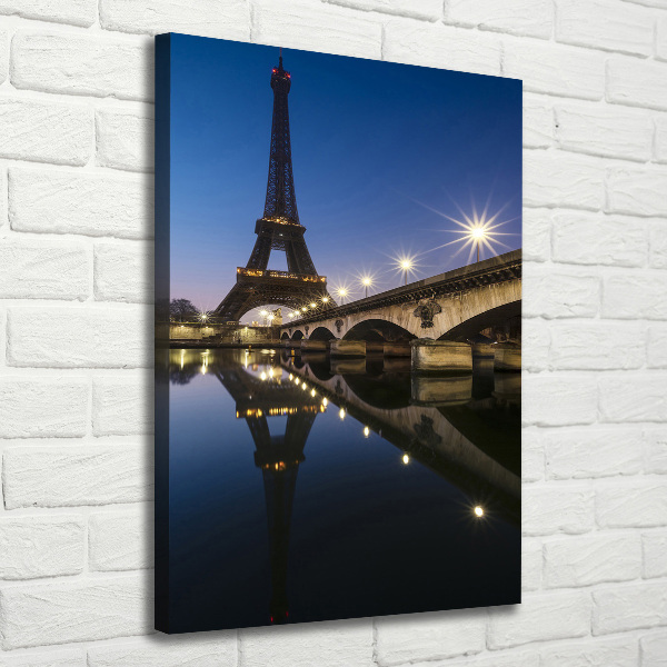 Canvas wall art Eiffel Paris tower