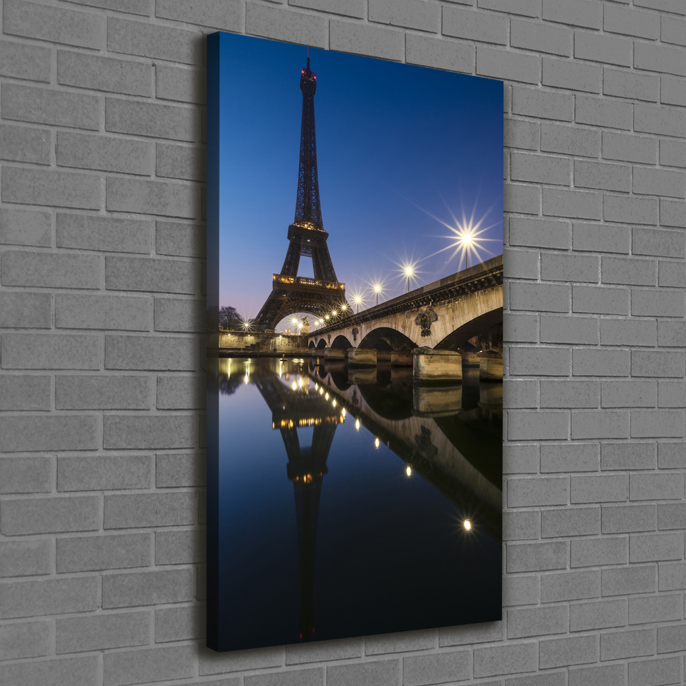 Canvas wall art Eiffel Paris tower