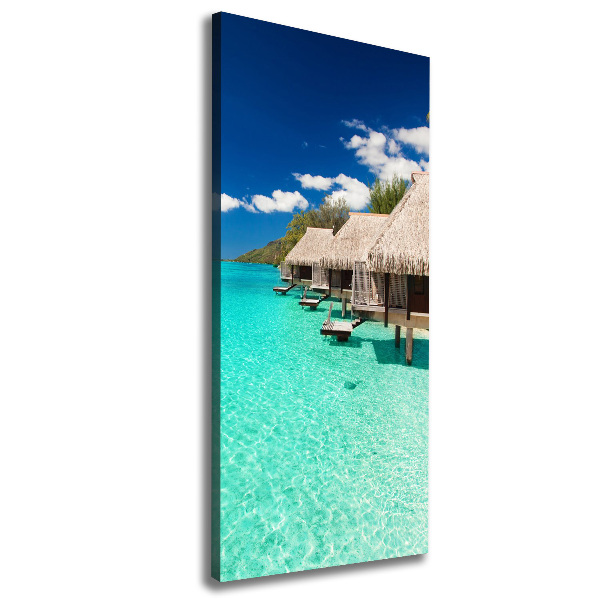 Wall art canvas Tropical island