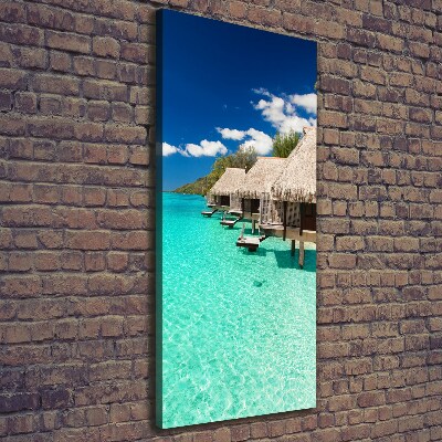 Wall art canvas Tropical island