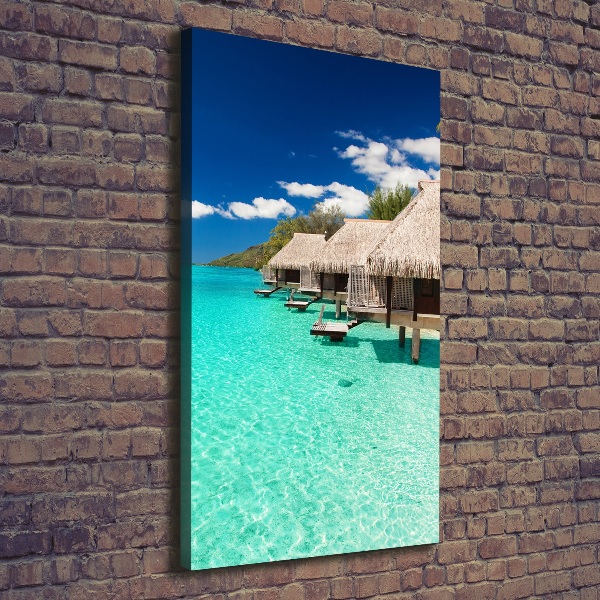 Wall art canvas Tropical island