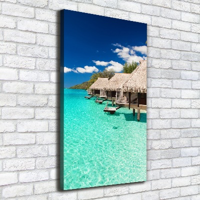 Wall art canvas Tropical island