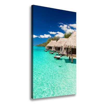 Wall art canvas Tropical island