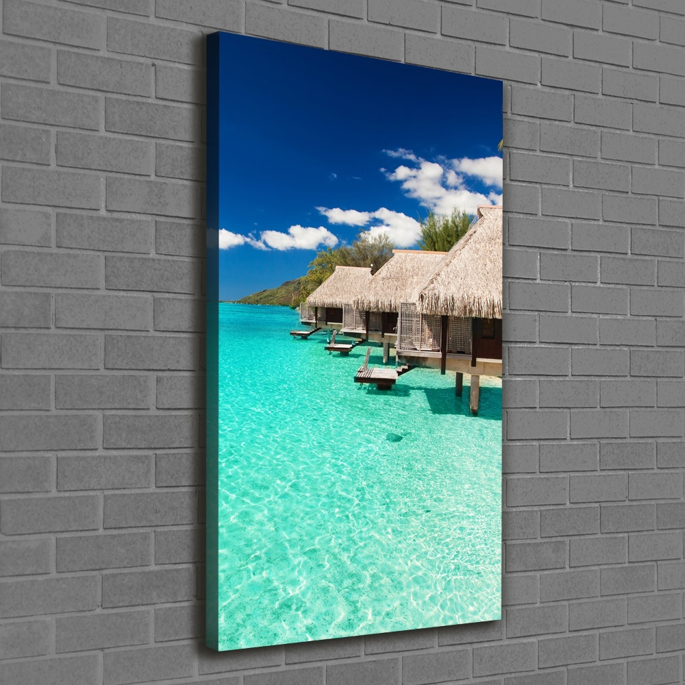 Wall art canvas Tropical island