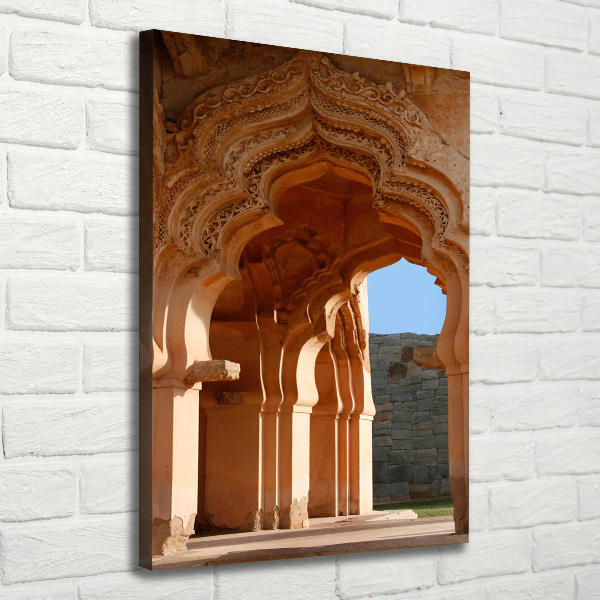 Canvas wall art Lotus Mahal Hampi