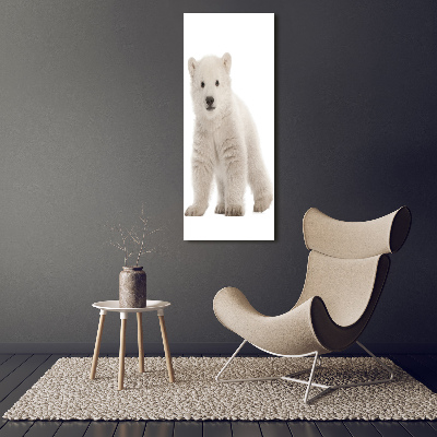 Canvas wall art A polar bear