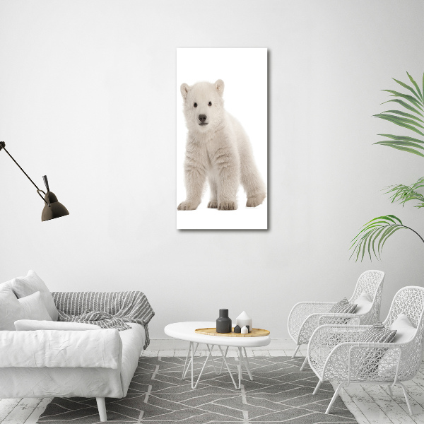 Canvas wall art A polar bear