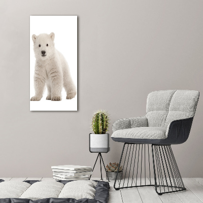 Canvas wall art A polar bear