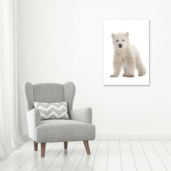 Canvas wall art A polar bear