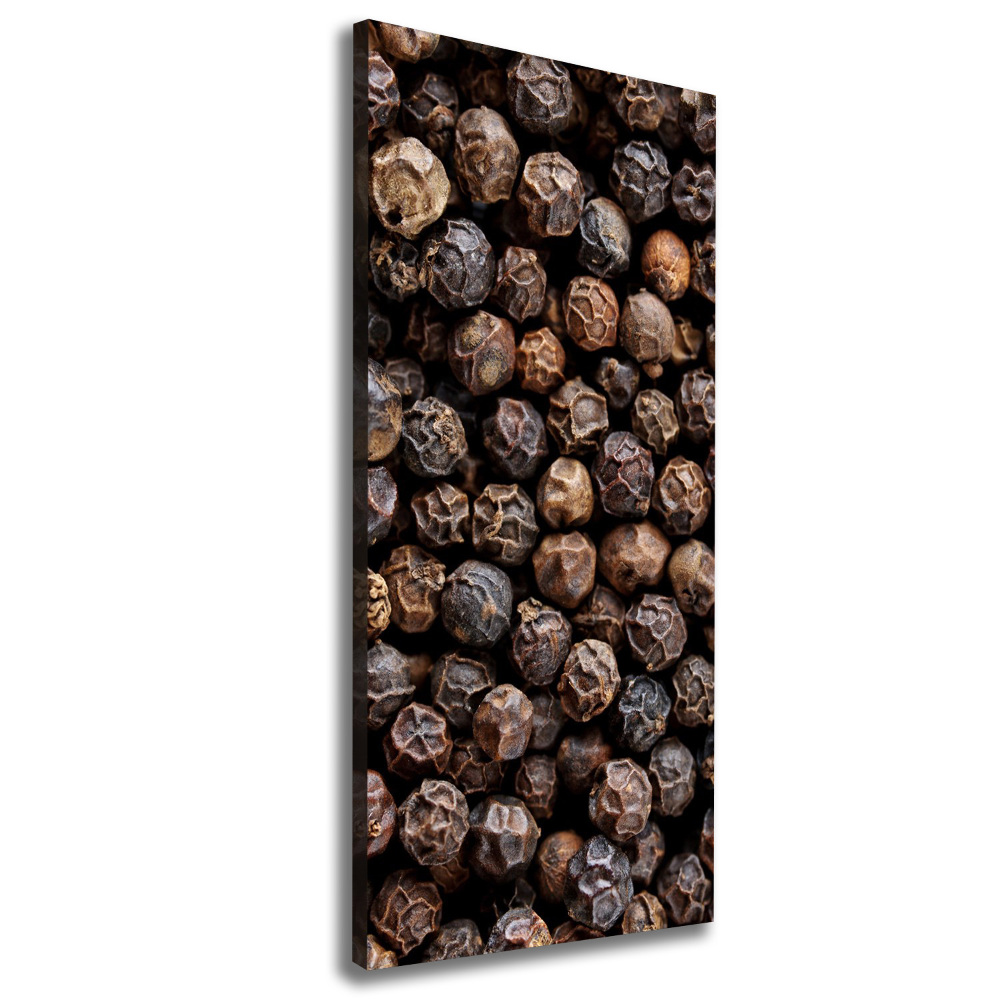 Large canvas wall art Pepper grains