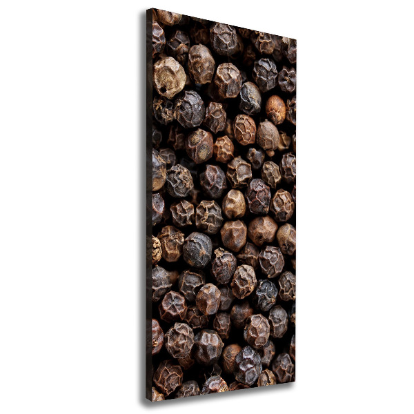 Large canvas wall art Pepper grains