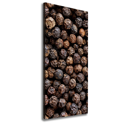 Large canvas wall art Pepper grains