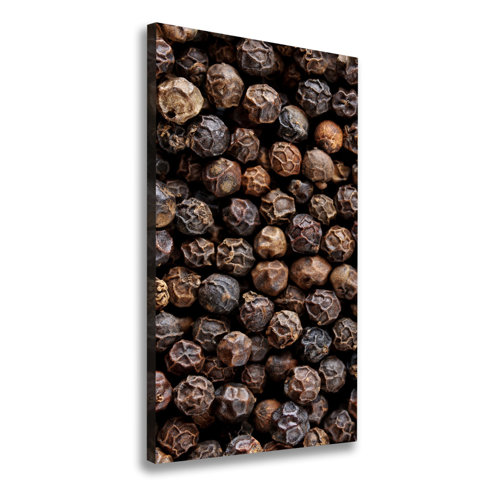 Large canvas wall art Pepper grains