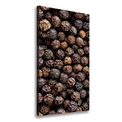 Large canvas wall art Pepper grains