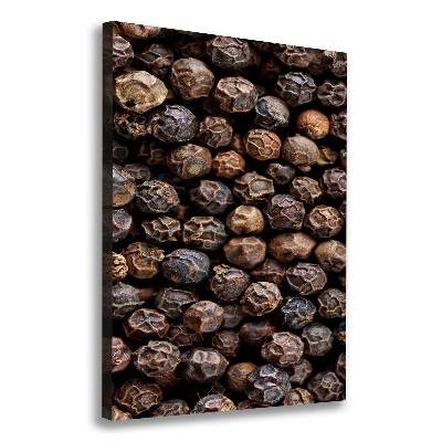 Large canvas wall art Pepper grains