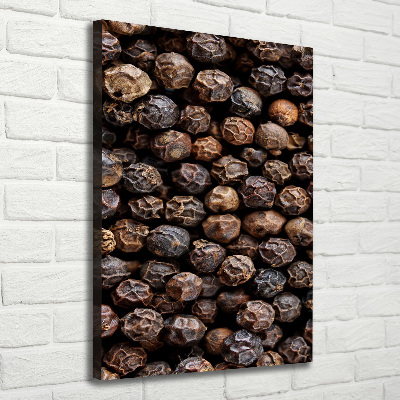 Large canvas wall art Pepper grains