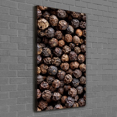 Large canvas wall art Pepper grains