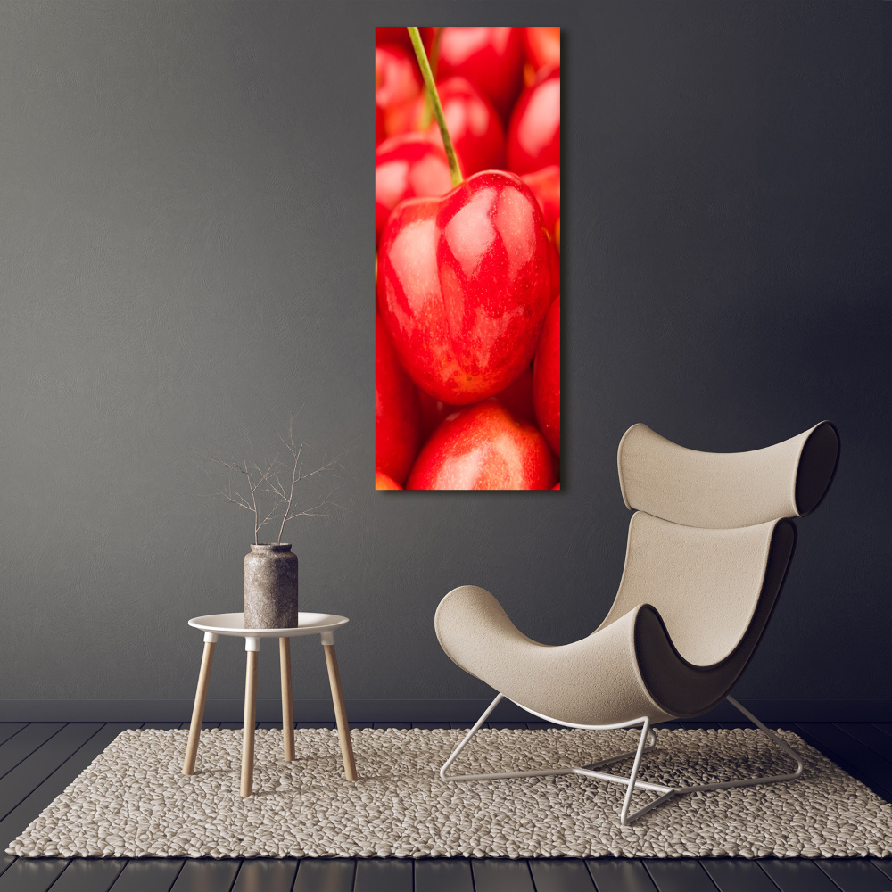 Large canvas wall art Cherries