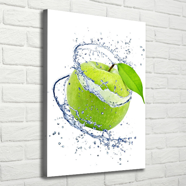 Canvas print Green apples