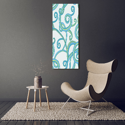 Picture canvas print Abstract spirals