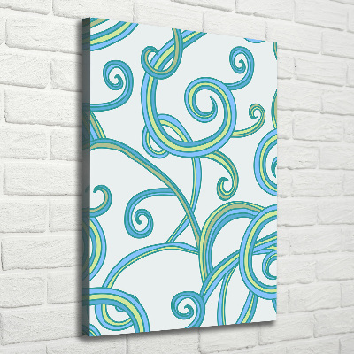 Picture canvas print Abstract spirals