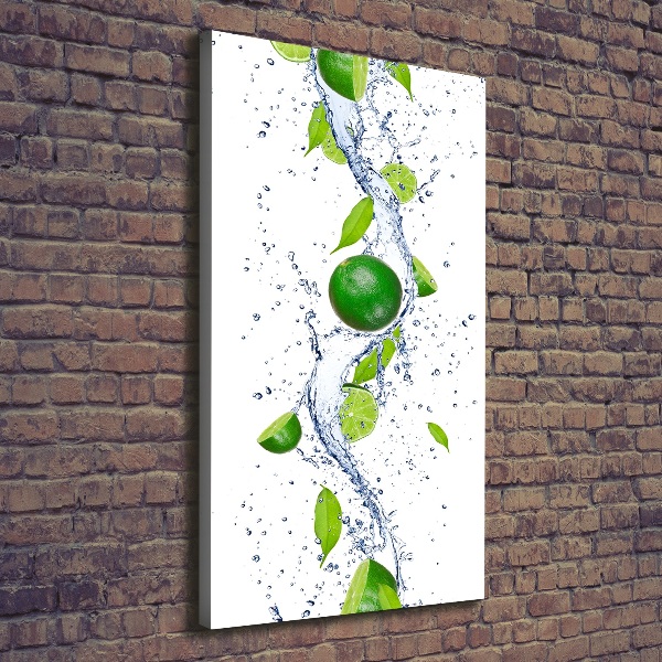 Canvas wall art Lime