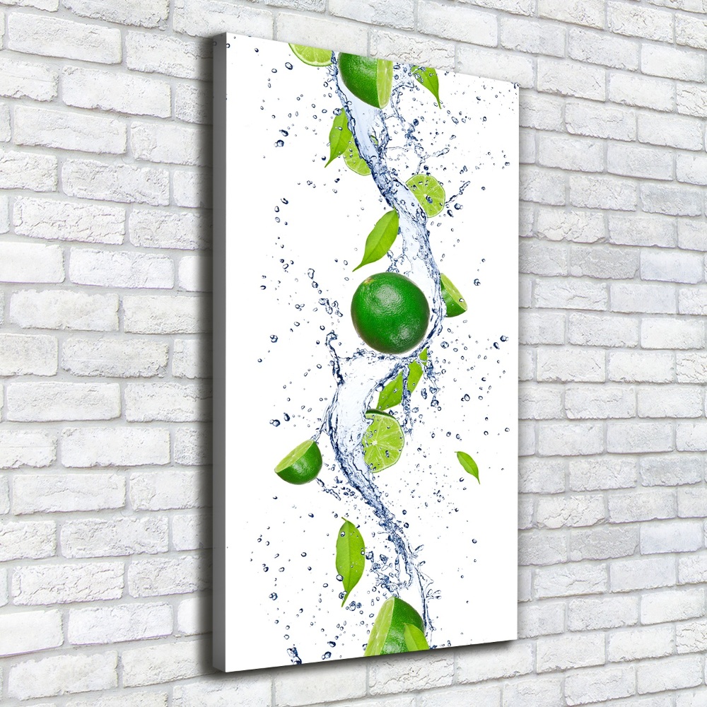 Canvas wall art Lime