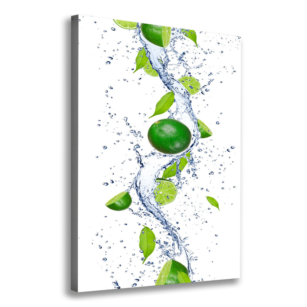 Canvas wall art Lime