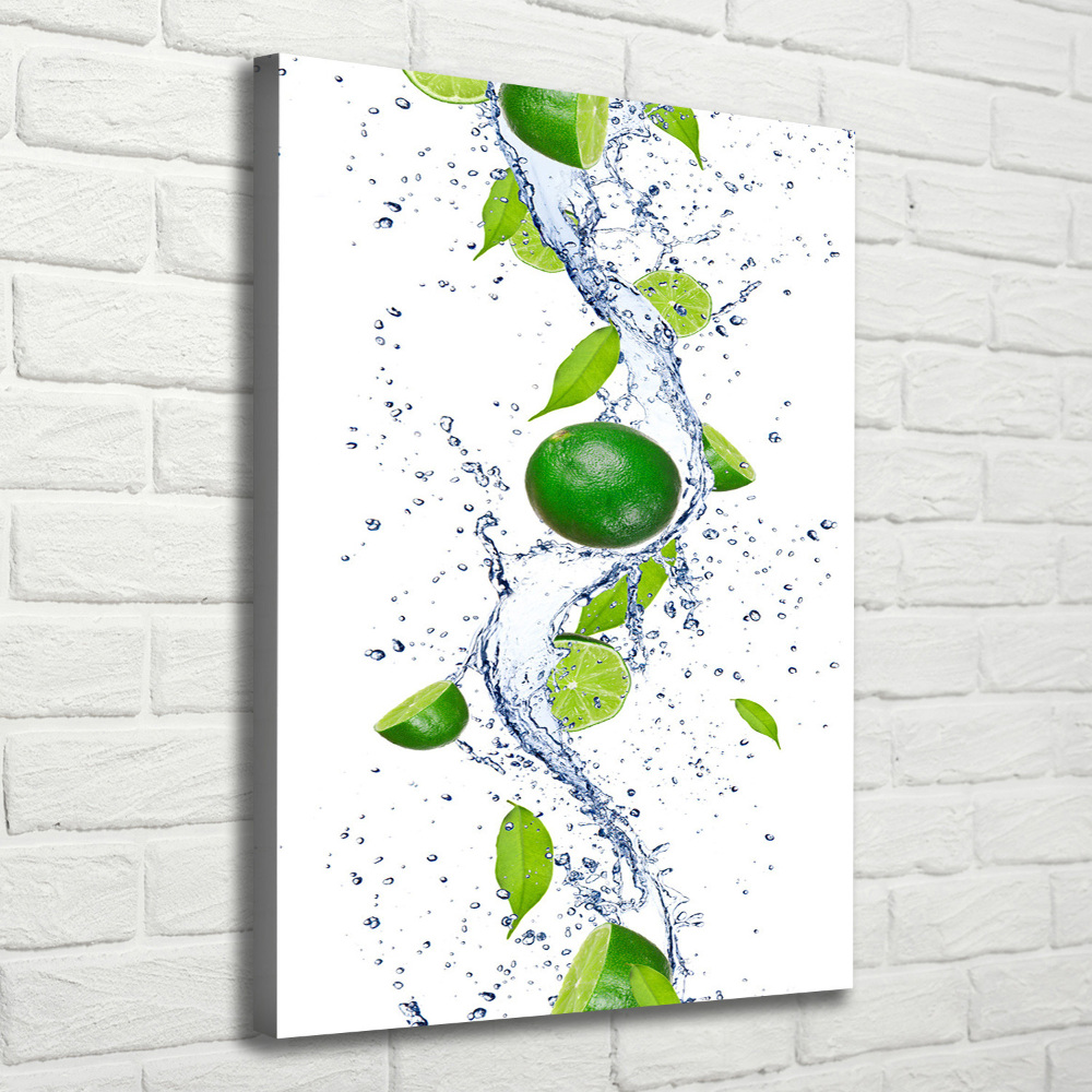 Canvas wall art Lime