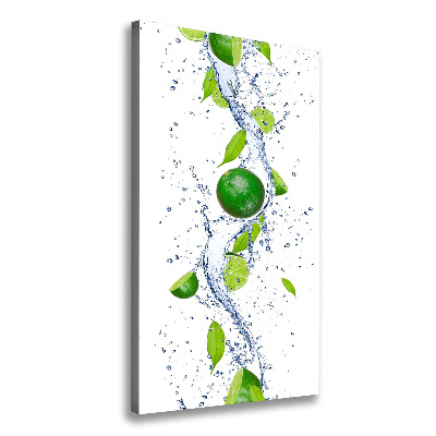 Canvas wall art Lime