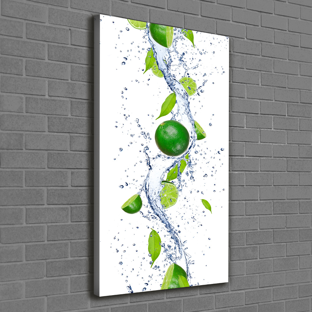 Canvas wall art Lime