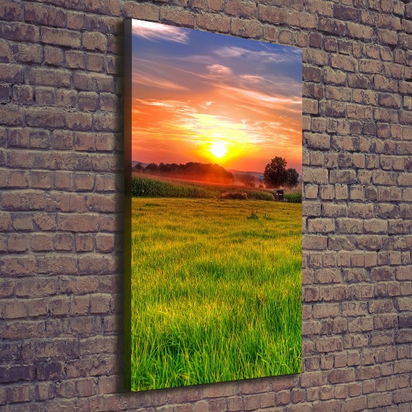 Wall art canvas Sunset