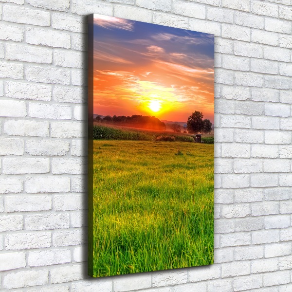 Wall art canvas Sunset